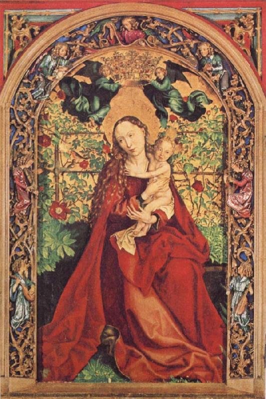 Martin Schongauer Madonna of the Rose Bower Sweden oil painting art